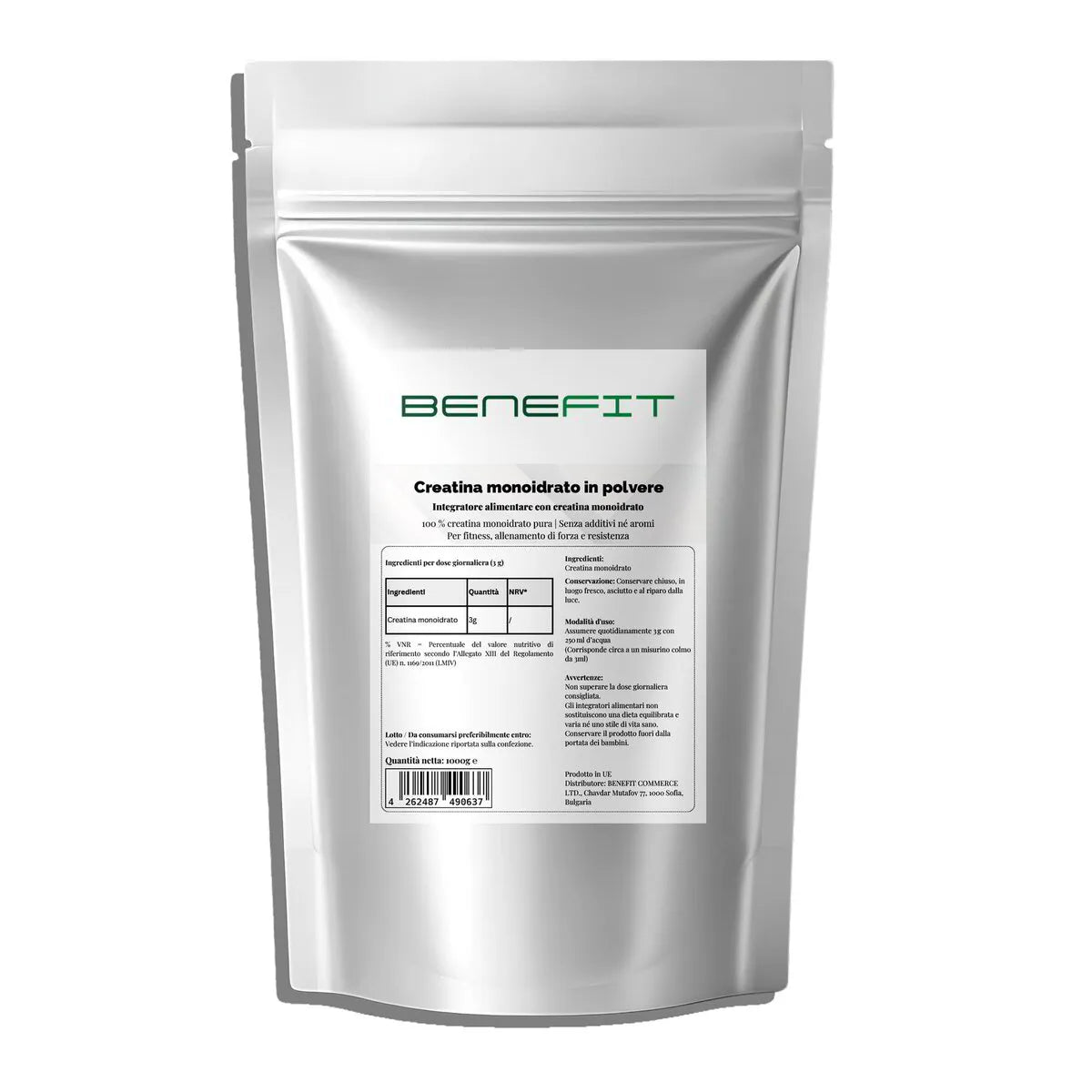 CRÉATINE MONOHYDRATE MICRONISÉE